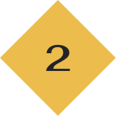 A yellow diamond with the number 2 on it.